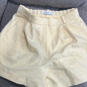 Women's Cream Shorts